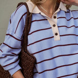 Jessa Rugby Knit - Sky Blue Stripe-Ceres Life-Lot 39 Store & Cafe