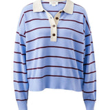 Jessa Rugby Knit - Sky Blue Stripe-Ceres Life-Lot 39 Store & Cafe