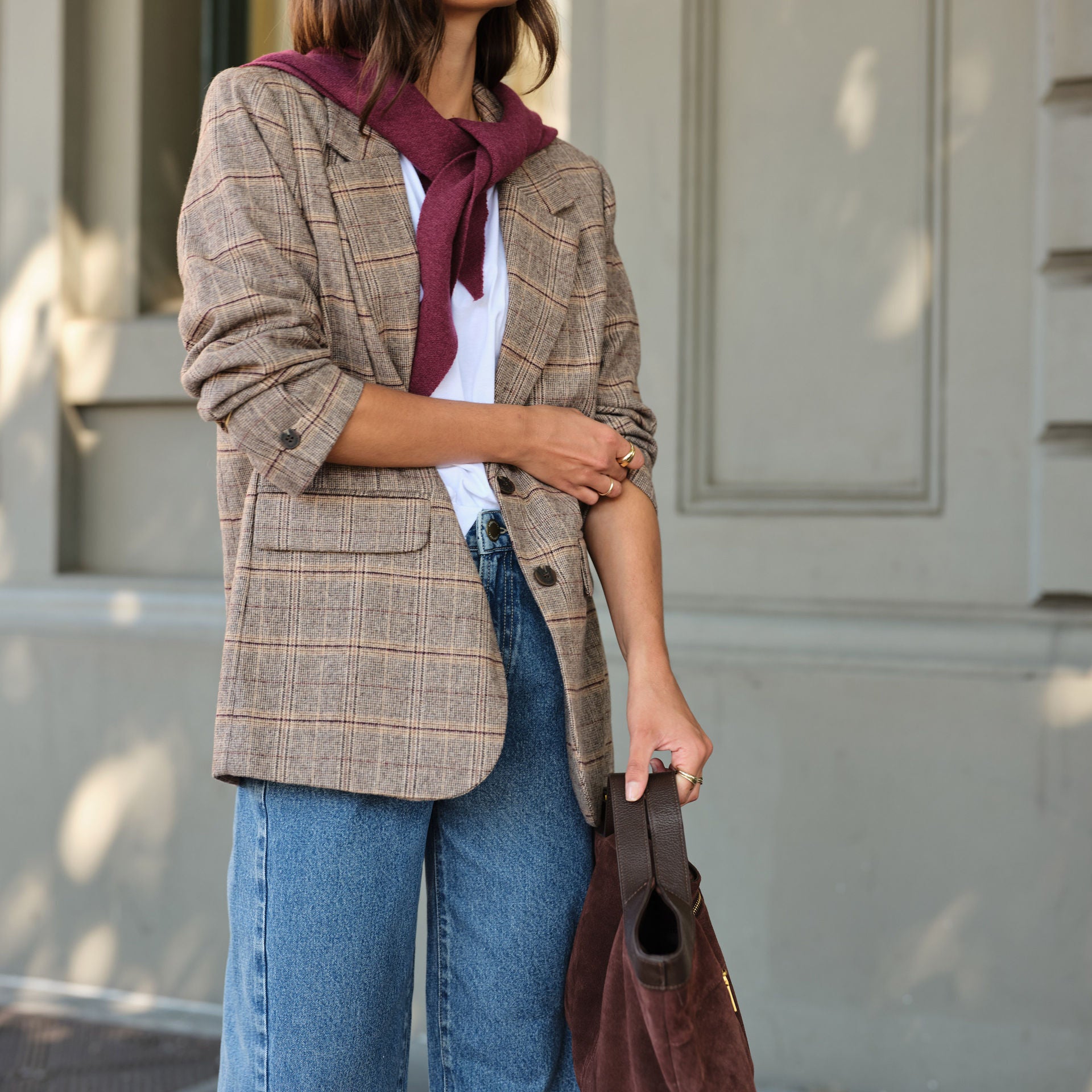 Joni Blazer - Brown Check-Ceres Life-Lot 39 Store & Cafe