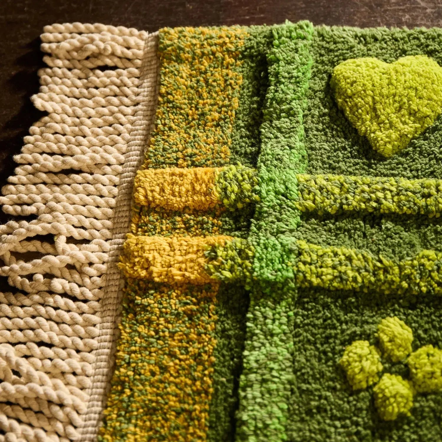 Josephine Bath Mat - Hunter Green-Sage & Clare-Lot 39 Store & Cafe