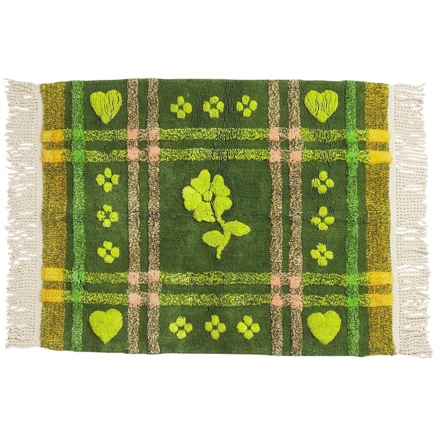 Josephine Bath Mat - Hunter Green-Sage & Clare-Lot 39 Store & Cafe