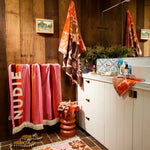 June Nudie Bath Sheet - Dahlia-Sage & Clare-Lot 39 Store & Cafe