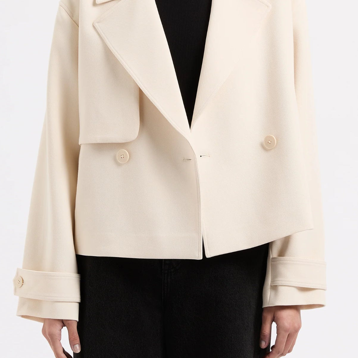 Karson Crop Trench-Nude Lucy-Lot 39 Store & Cafe