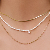 Kiki Pearl Heart Necklace-Arms of Eve-Lot 39 Store & Cafe