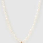 Kiki Pearl Heart Necklace-Arms of Eve-Lot 39 Store & Cafe