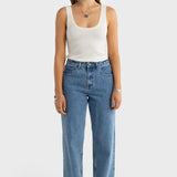 Kingston Knit Tank - White-ORTC-Lot 39 Store & Cafe