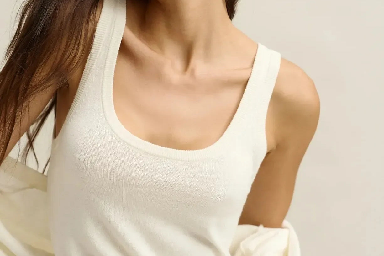 Kingston Knit Tank - White-ORTC-Lot 39 Store & Cafe