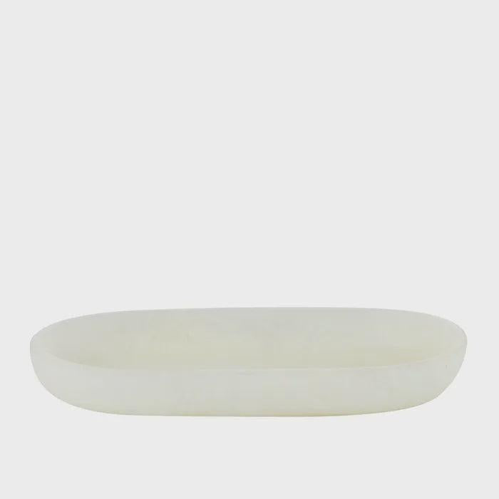 Kip Resin Oval Tray - Ivory-Assemble-Lot 39 Store & Cafe