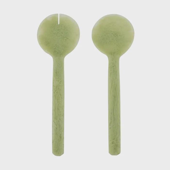 Kip Resin Salad Servers - Pistachio-Assemble-Lot 39 Store & Cafe
