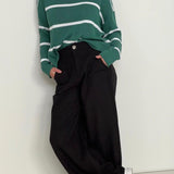 Klara Knit Stripe - Green-Little Lies-Lot 39 Store & Cafe
