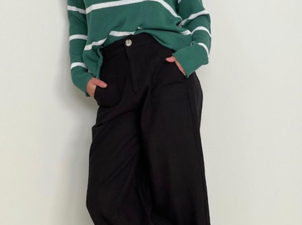 Klara Knit Stripe - Green-Little Lies-Lot 39 Store & Cafe