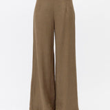 Linen Pant - Khaki-White Closet-Lot 39 Store & Cafe