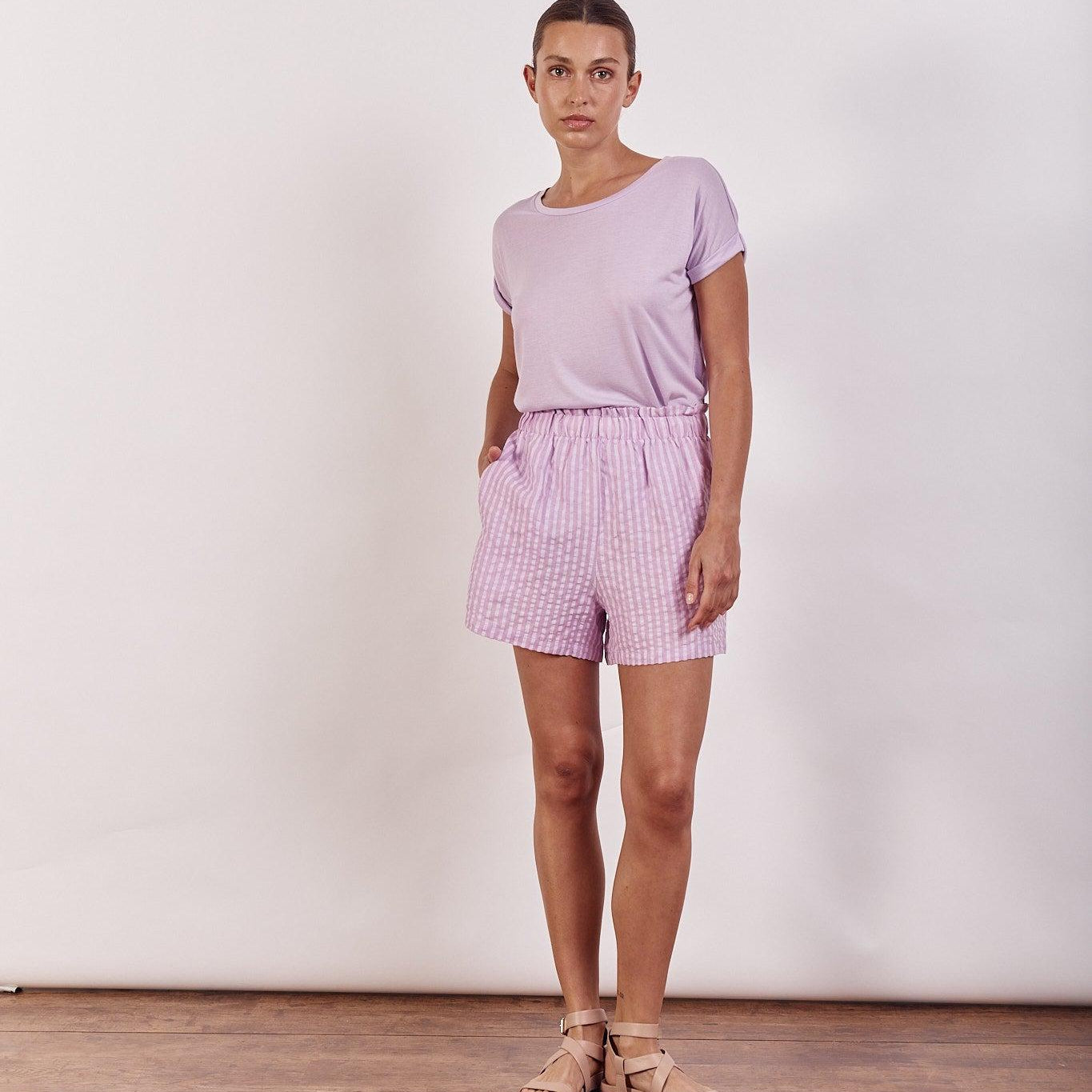 Lola Shorts - Lilac-Little Lies-Lot 39 Store & Cafe