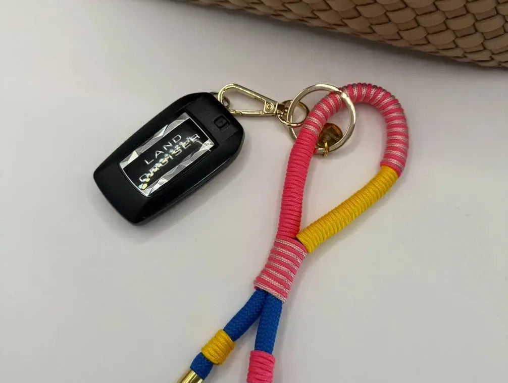Loop Key Rings Pink Rope Loop-de-Loop Keyrings – Lot 39 Store & Cafe