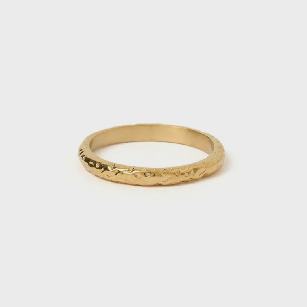 Lorenzo Gold Stacking Ring-Arms of Eve-Lot 39 Store & Cafe