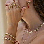 Lorenzo Gold Stacking Ring-Arms of Eve-Lot 39 Store & Cafe