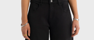 Lottie Barrel Leg Pant - Black-ORTC-Lot 39 Store & Cafe