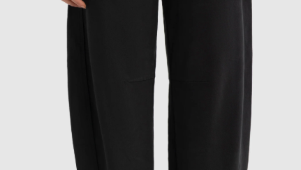 Lottie Barrel Leg Pant - Black-ORTC-Lot 39 Store & Cafe