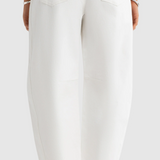 Lottie Barrel Leg Pant - Chalk-ORTC-Lot 39 Store & Cafe