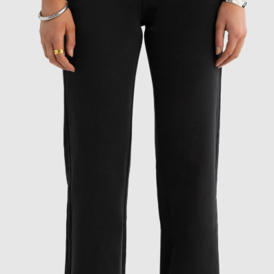 Lottie Straight Leg Pant - Black-ORTC-Lot 39 Store & Cafe