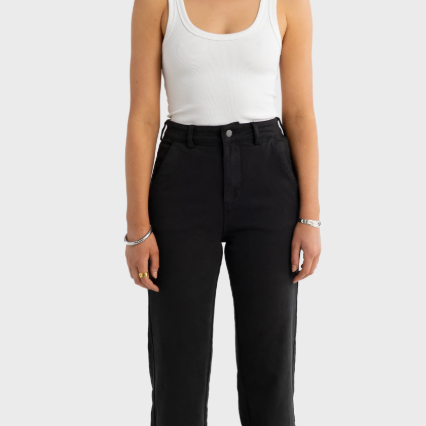 Lottie Straight Leg Pant - Black-ORTC-Lot 39 Store & Cafe