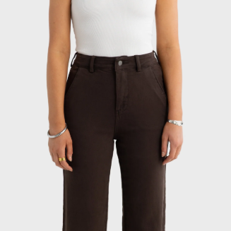 Lottie Straight Leg Pant - Carob-ORTC-Lot 39 Store & Cafe