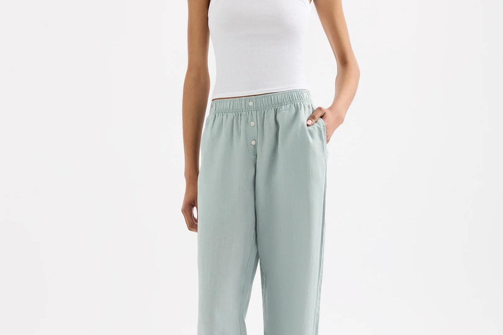 Lounge Linen Pant-Nude Lucy-Lot 39 Store & Cafe