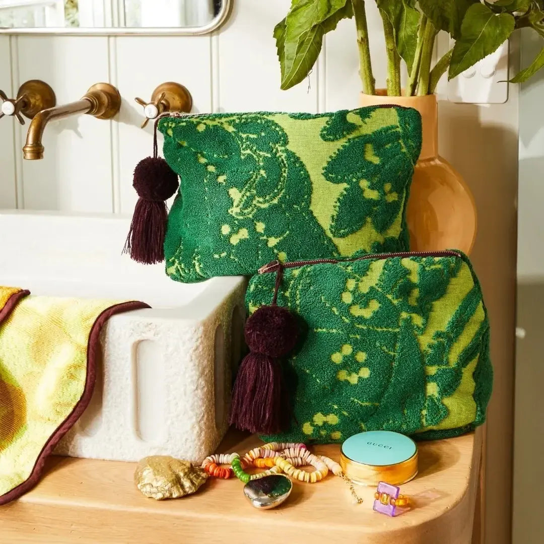 Lucia Terry Pouch - Kelp Small-Not specified-Lot 39 Store & Cafe