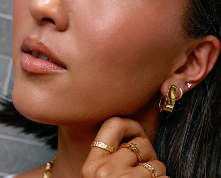 Lucy Gold Earrings-Arms of Eve-Lot 39 Store & Cafe