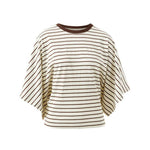 Lucy Relaxed Sleeve Tee - Milk/Brunette-Ceres Life-Lot 39 Store & Cafe