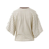 Lucy Relaxed Sleeve Tee - Milk/Brunette-Ceres Life-Lot 39 Store & Cafe