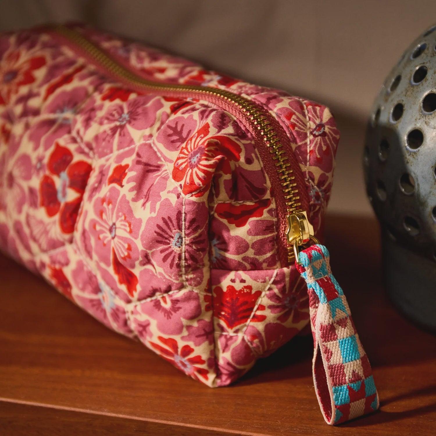 Magnolia Travel Pouch - Poppy-Sage & Clare-Lot 39 Store & Cafe