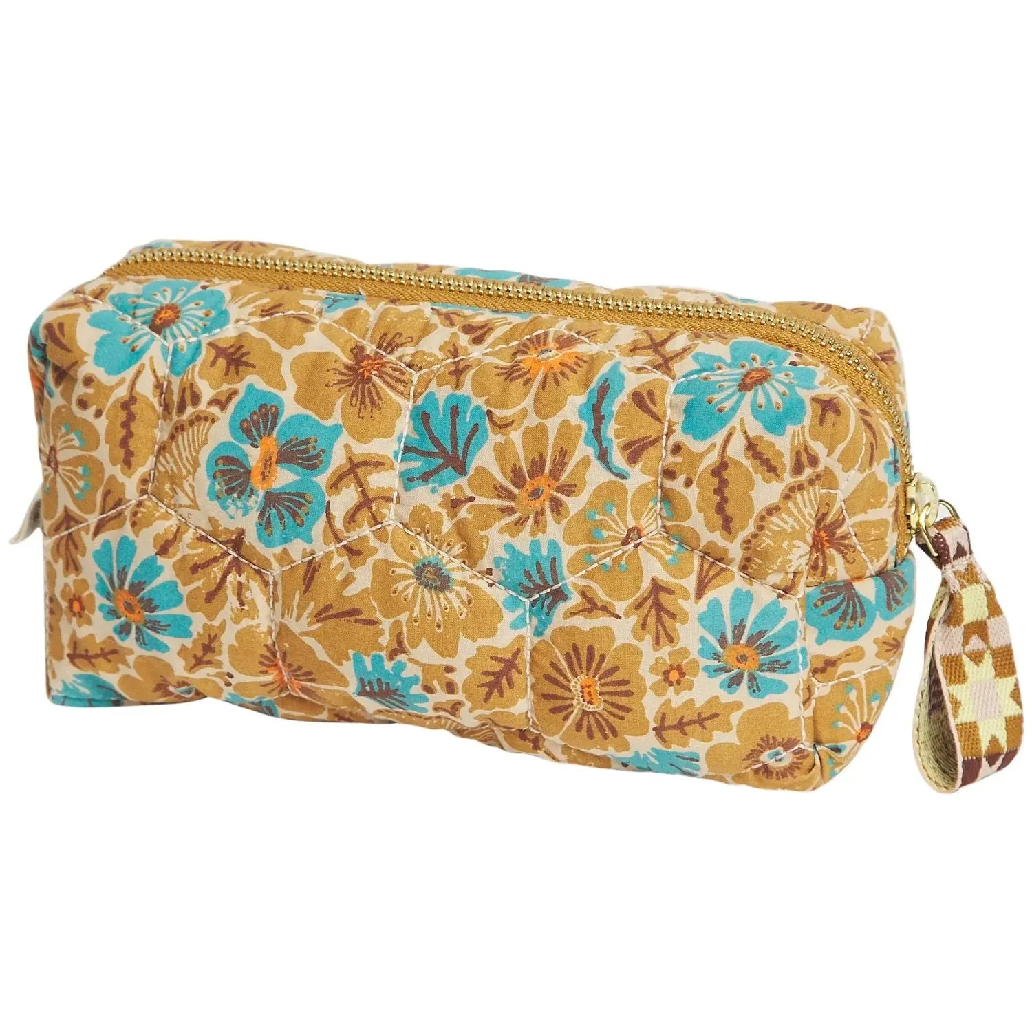 Magnolia Travel Pouch - Turquoise-Sage & Clare-Lot 39 Store & Cafe