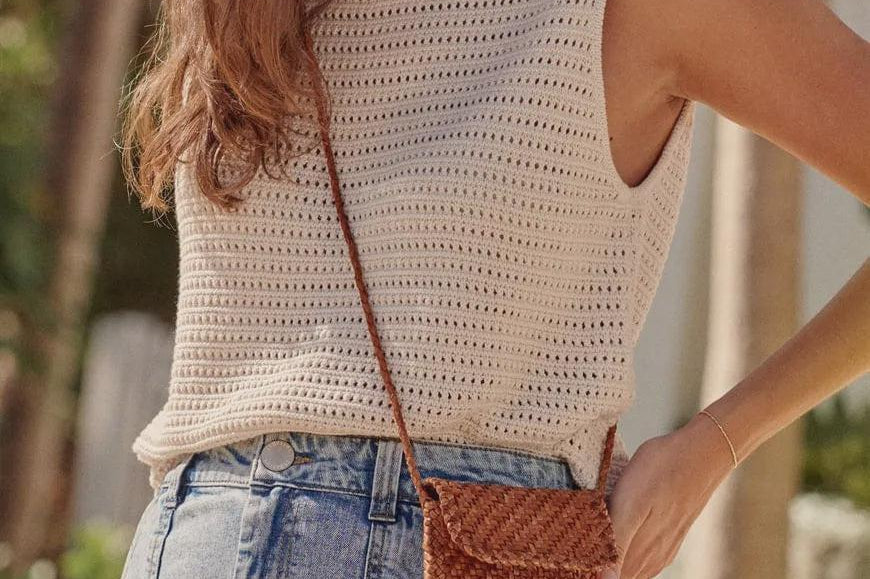 Margot Mesh Knit Tank - Ecru-Ceres Life-Lot 39 Store & Cafe
