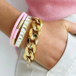 Met Chain Bracelet -Metallic Gold-Mosk Melbourne-Lot 39 Store & Cafe