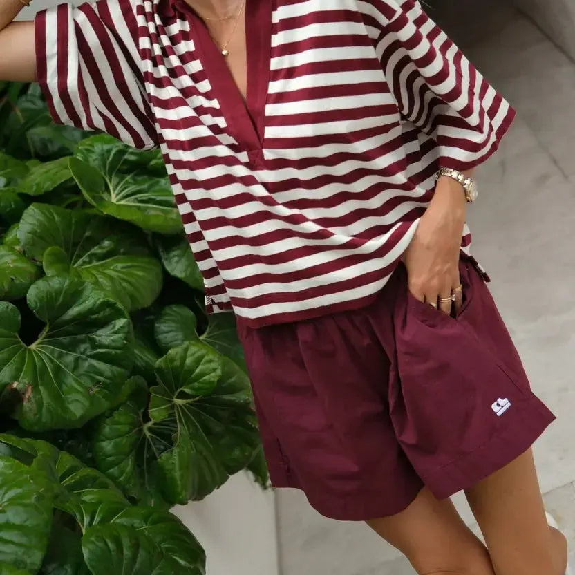 Mila Short - Burgundy-Ceres Life-Lot 39 Store & Cafe