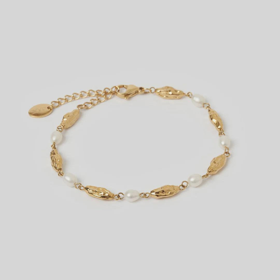 Mimi Pearl and Gold Bracelet-Arms of Eve-Lot 39 Store & Cafe