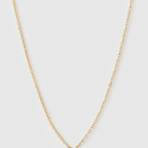 Mini Initial Gold Necklace-Arms of Eve-Lot 39 Store & Cafe