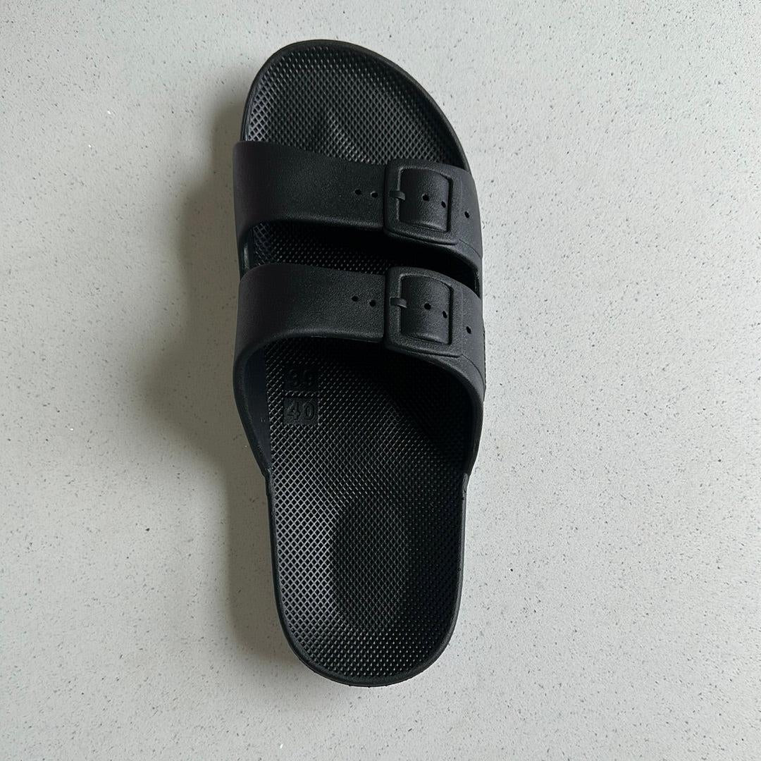 Moses Slides - Black-Freedom Moses-Lot 39 Store & Cafe