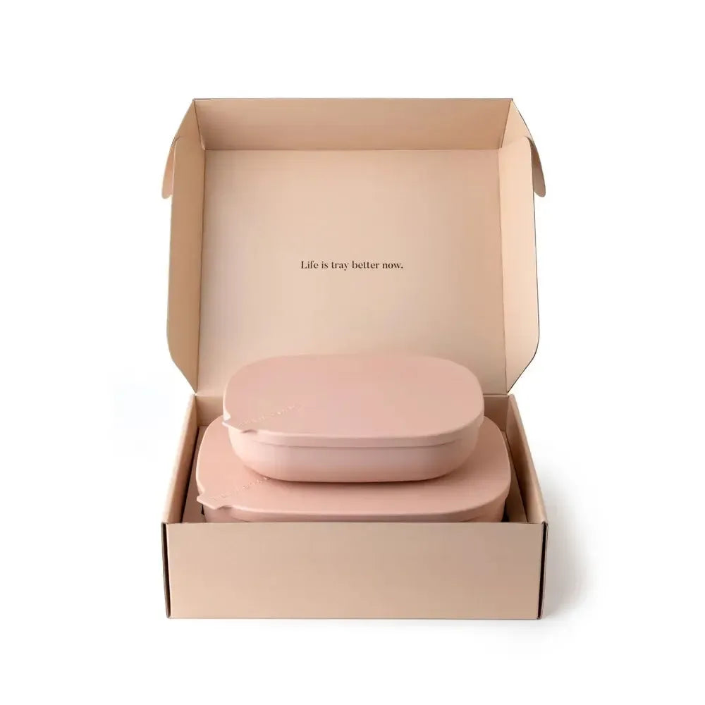 Nesting Tray 2 Piece Set - Blush-Styleware-Lot 39 Store & Cafe