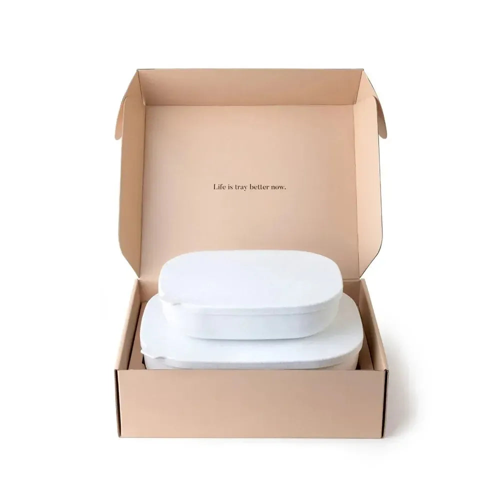 Nesting Tray 2 Piece Set - Speckle-Styleware-Lot 39 Store & Cafe