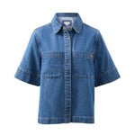 Noa Short Sleeve Shirt - Fresh Indigo-Ceres Life-Lot 39 Store & Cafe
