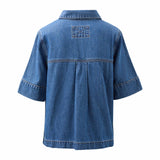 Noa Short Sleeve Shirt - Fresh Indigo-Ceres Life-Lot 39 Store & Cafe