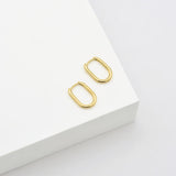 Oval Hoop Earrings-Linda Tahija-Lot 39 Store & Cafe