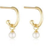 Pearl Charm Base Hoop-Linda Tahija-Lot 39 Store & Cafe