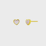 Perrine Heart Studs-Jolie & Deen-Lot 39 Store & Cafe