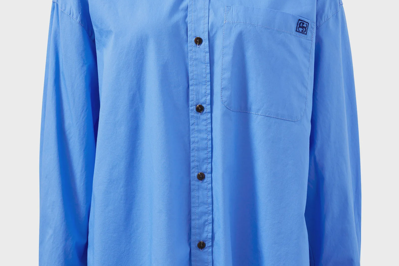 Peta Oversized Shirt - Amalfi Blue-Ceres Life-Lot 39 Store & Cafe