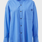 Peta Oversized Shirt - Amalfi Blue-Ceres Life-Lot 39 Store & Cafe