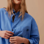 Peta Oversized Shirt - Amalfi Blue-Ceres Life-Lot 39 Store & Cafe