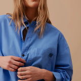 Peta Oversized Shirt - Amalfi Blue-Ceres Life-Lot 39 Store & Cafe